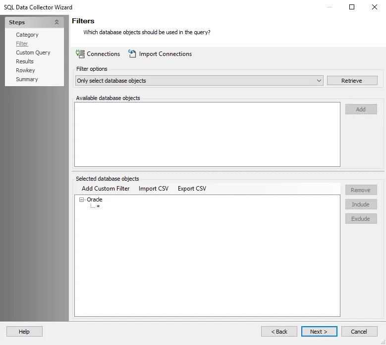 Filters page