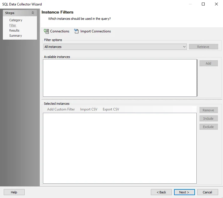 Instance Filters