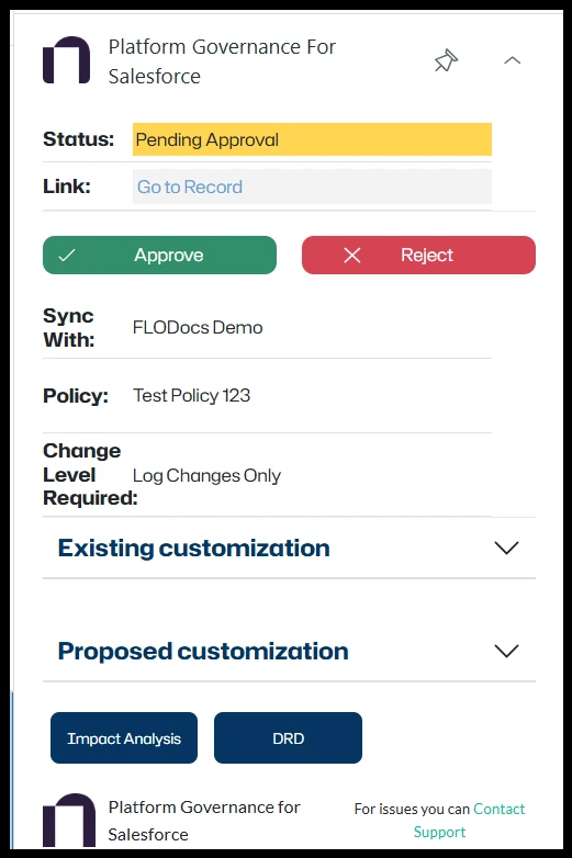 Approve Process - Approve or Reject