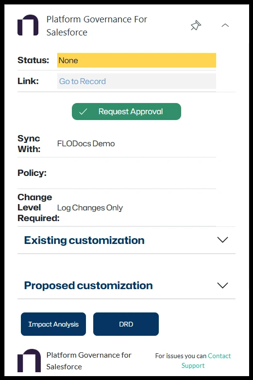 Approve Process - Request Approval