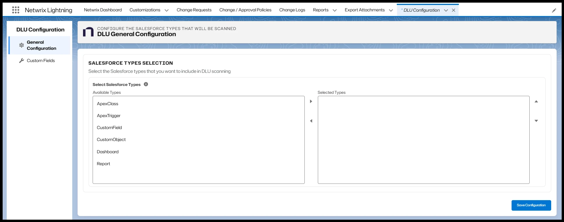 DLU General Configuration