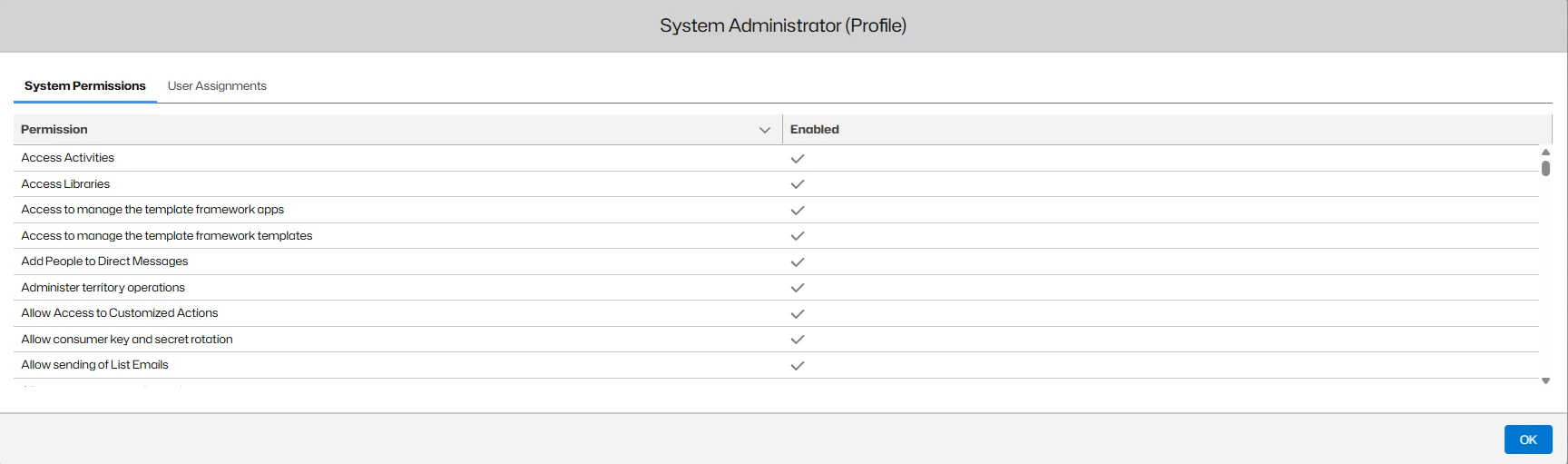 Details for the object