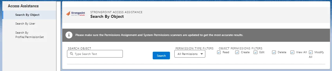 Open the Access Review Assistant
