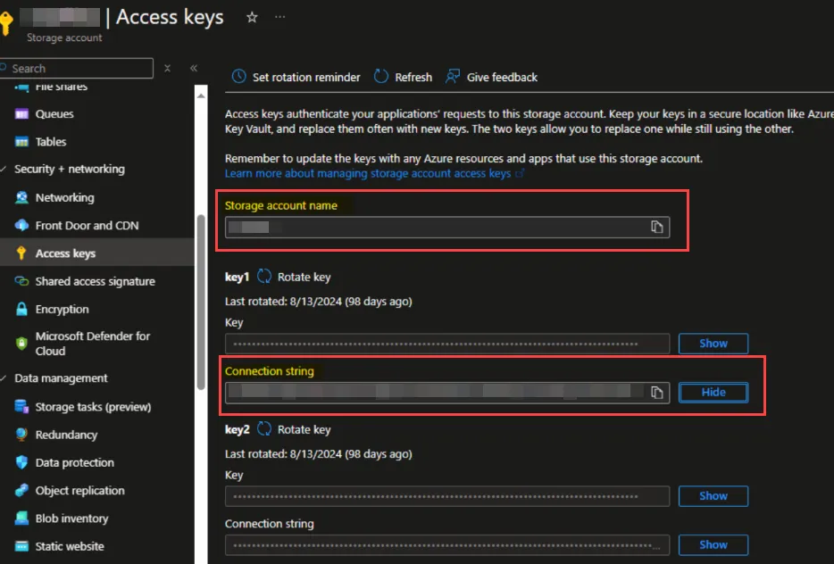Access Keys