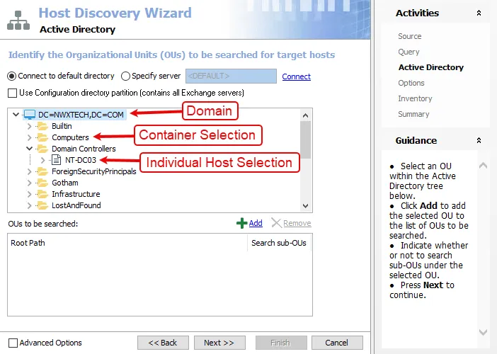 Active Directory page