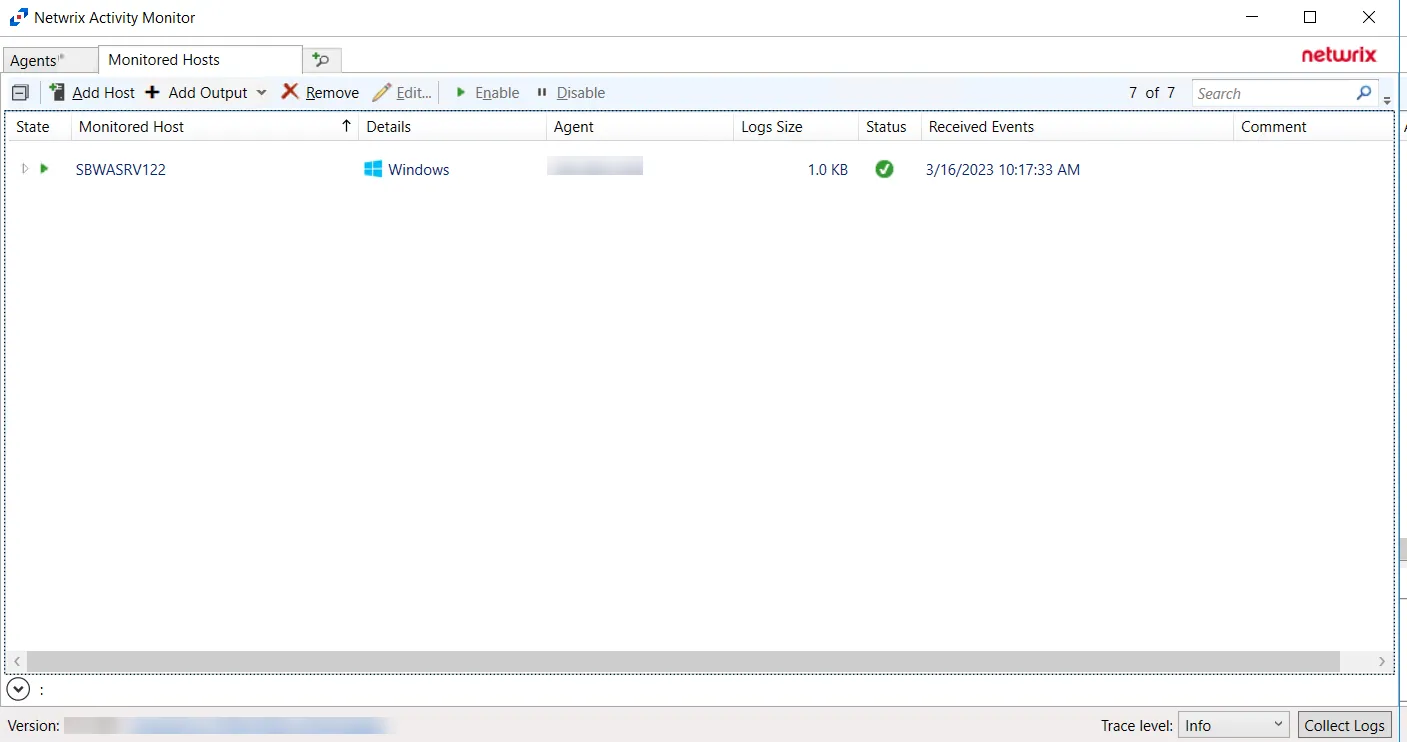 Activity Monitor with Windows Host added