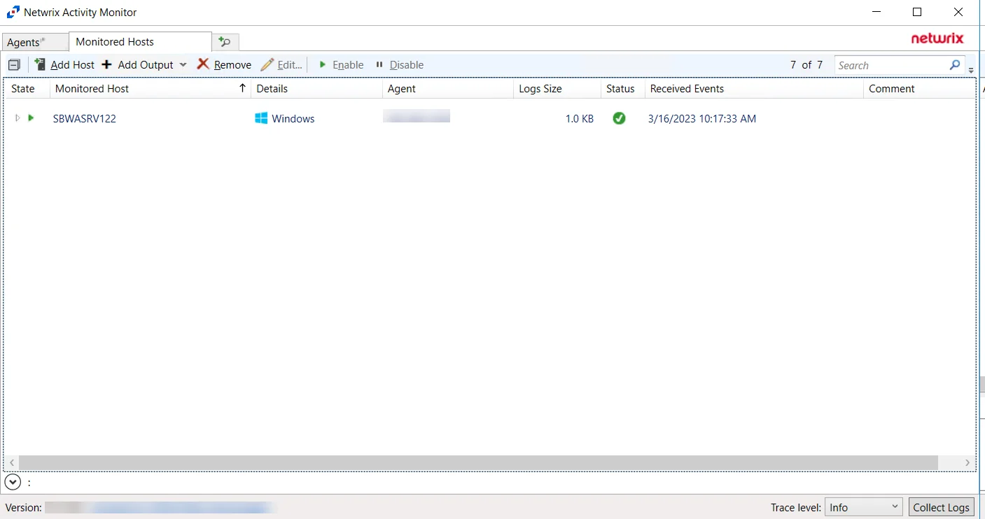 Activity Monitor with Windows Host added