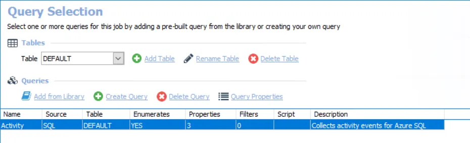 Query Selection