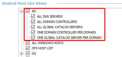 AD Host List