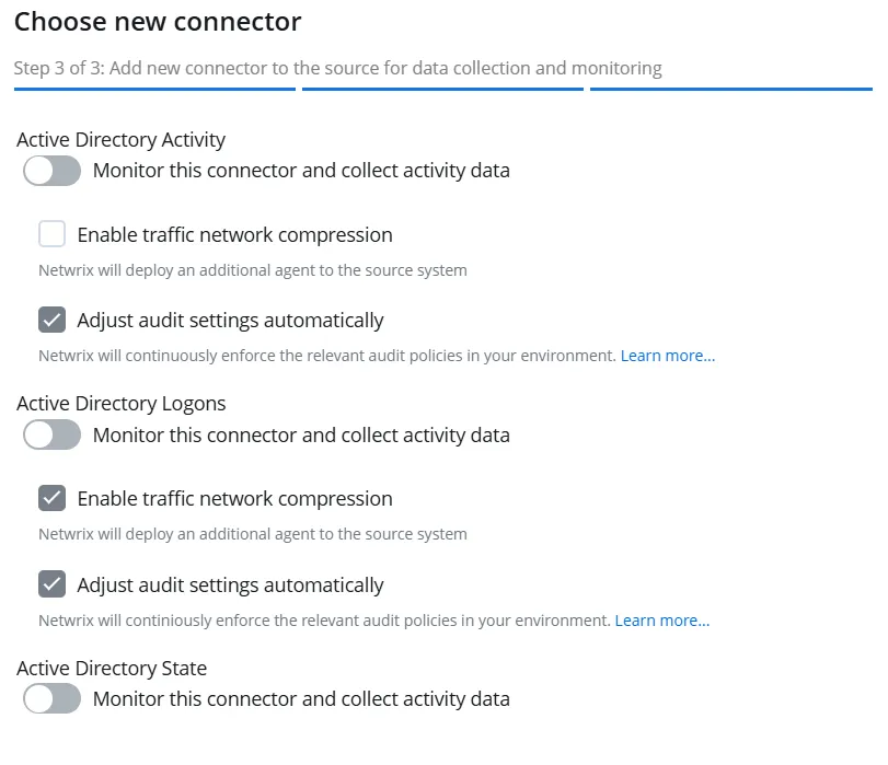 Choose New Connector %28Step 3 of 3%29 pane