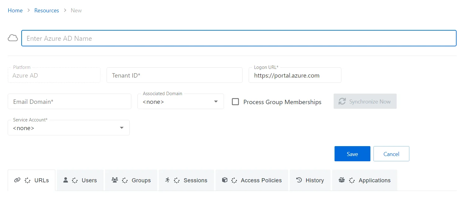 Add Azure AD Tenant