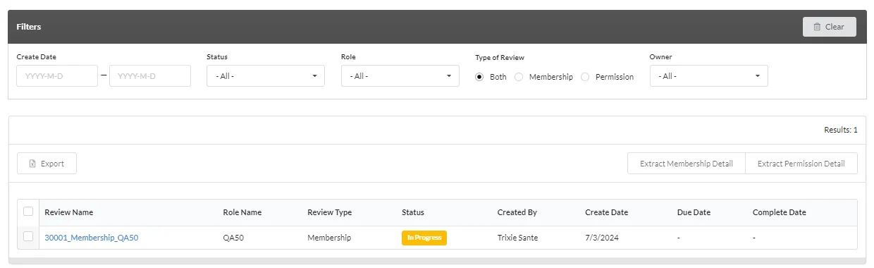 UAR list additional reviewer