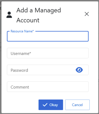 Add managed account