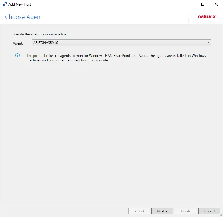 Add New Host window