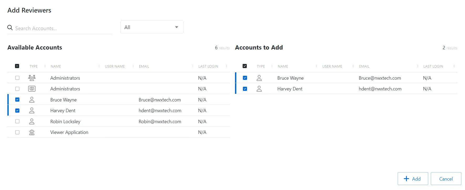 Add Reviews Window