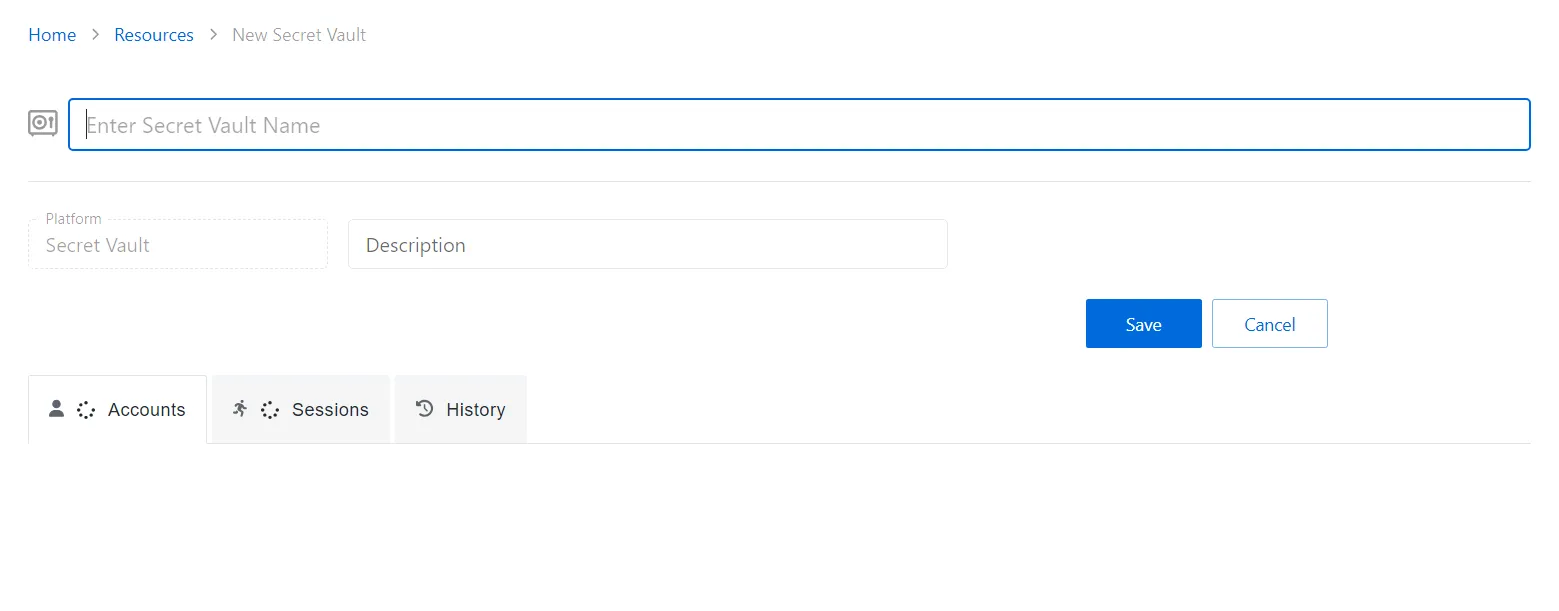 Add secrete Vault Resource