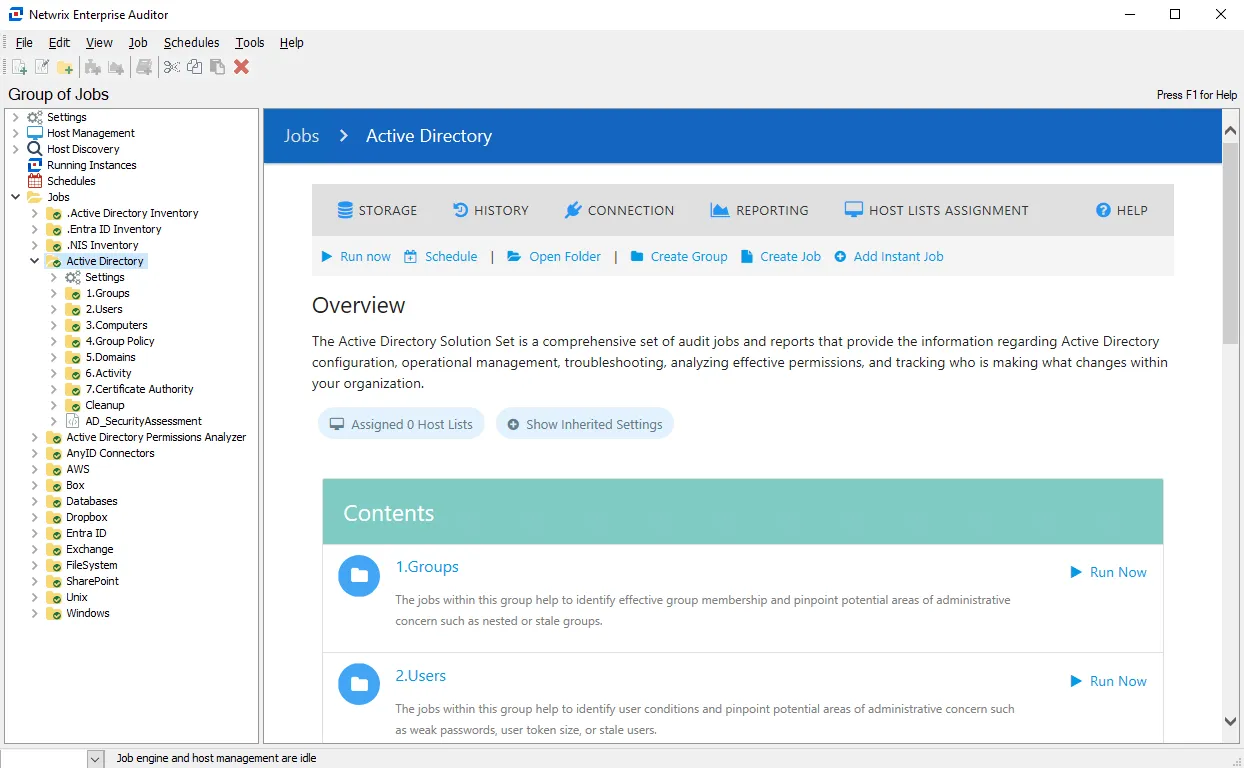 Active Directory Job Group