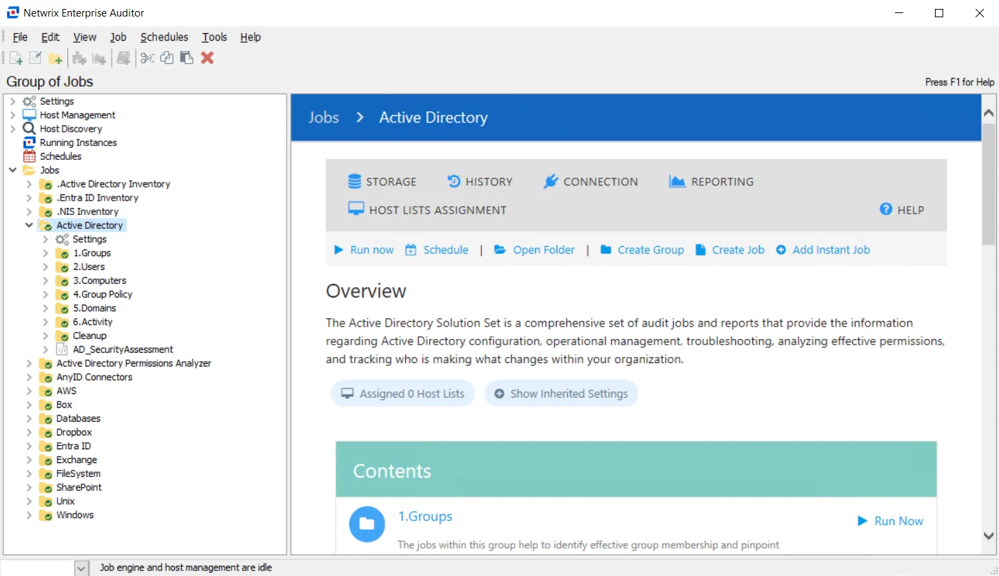 Active Directory Job Group