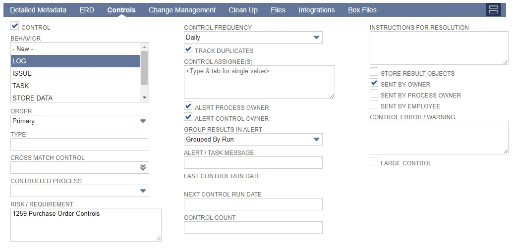 Designating the customization as a control
