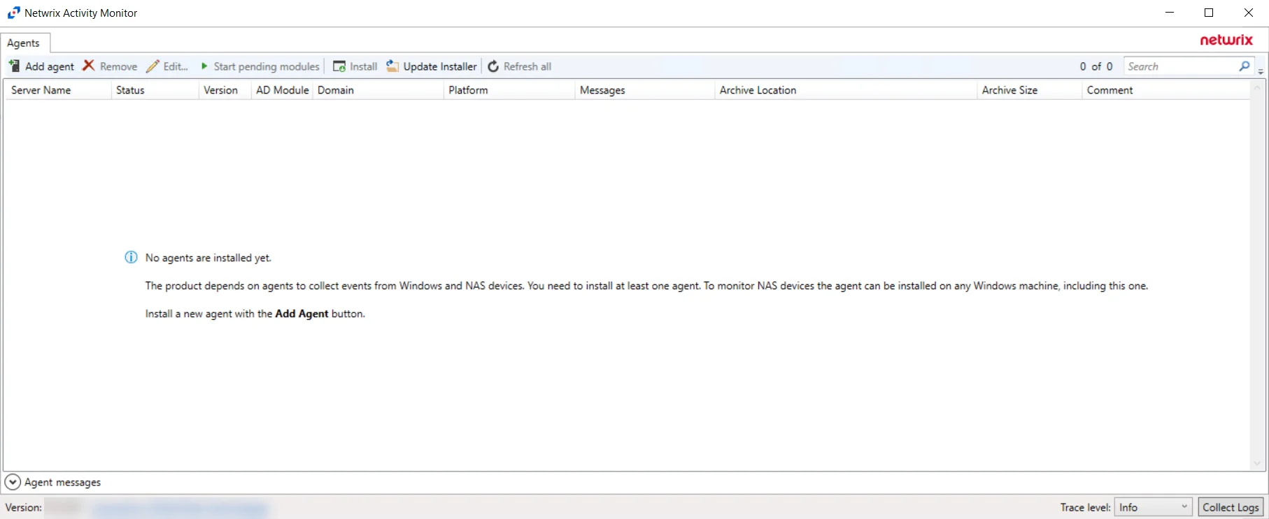 Image of Agents Home Page