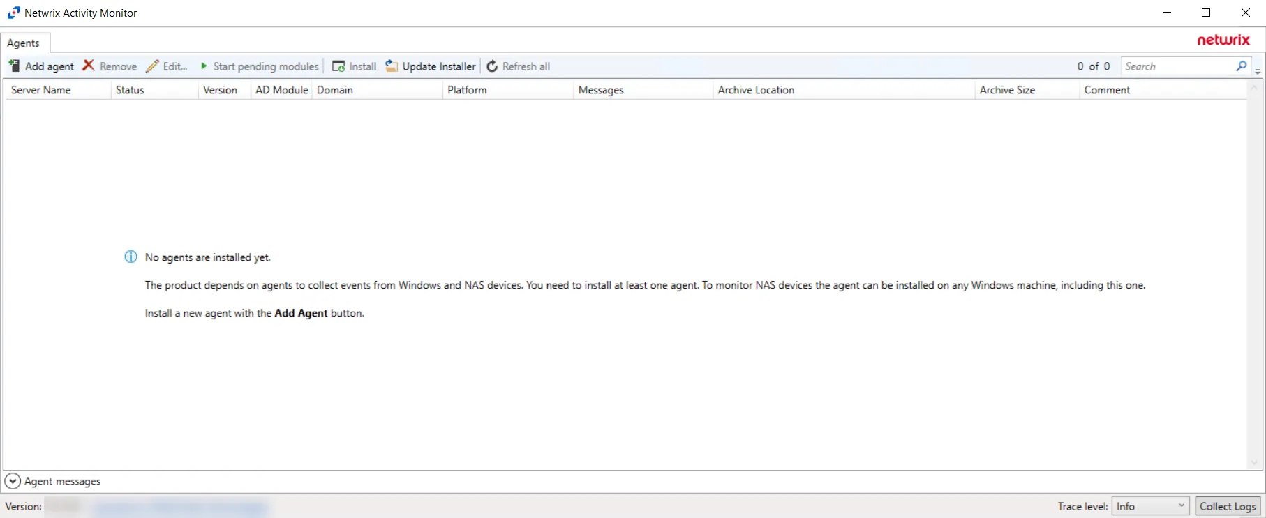 Image of Agents Home Page