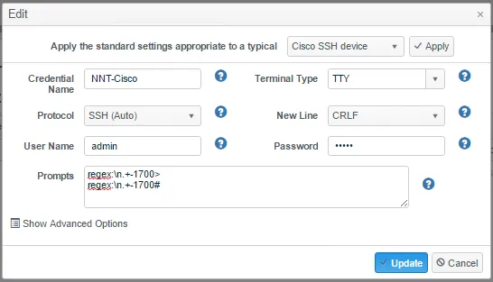 AgentlessScriptAdvConfigRegEx