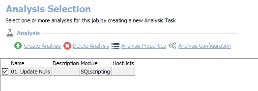 Analysis Tasks for the EX_ASPolicies Job