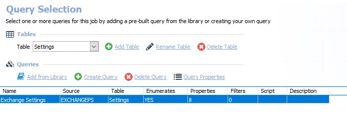 Queries for the EX_ASPolicies Job