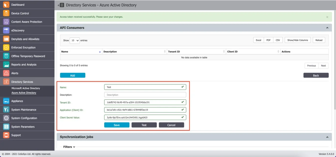 Add Graph Application to Endpoint Protector Server