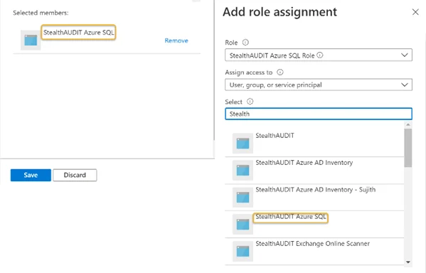 Azure SQL - Add a Role Assignment