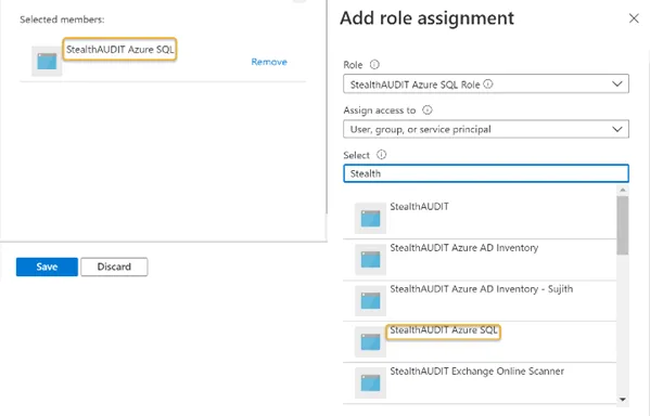 Azure SQL - Add a Role Assignment