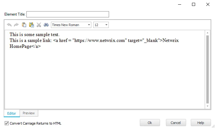 Basic Text Editor