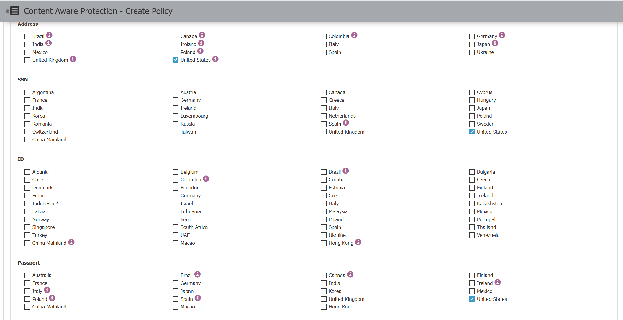 Define CAP Policy Denylists