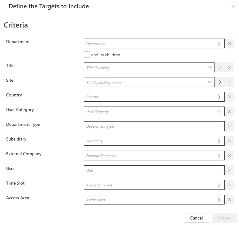 Target Owner Filters