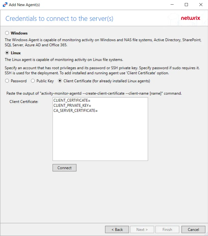 Client Certificate Credentials