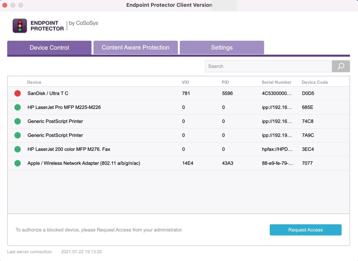 Client version displays RDP Storage disks shared by one or multiple Thin Clients
