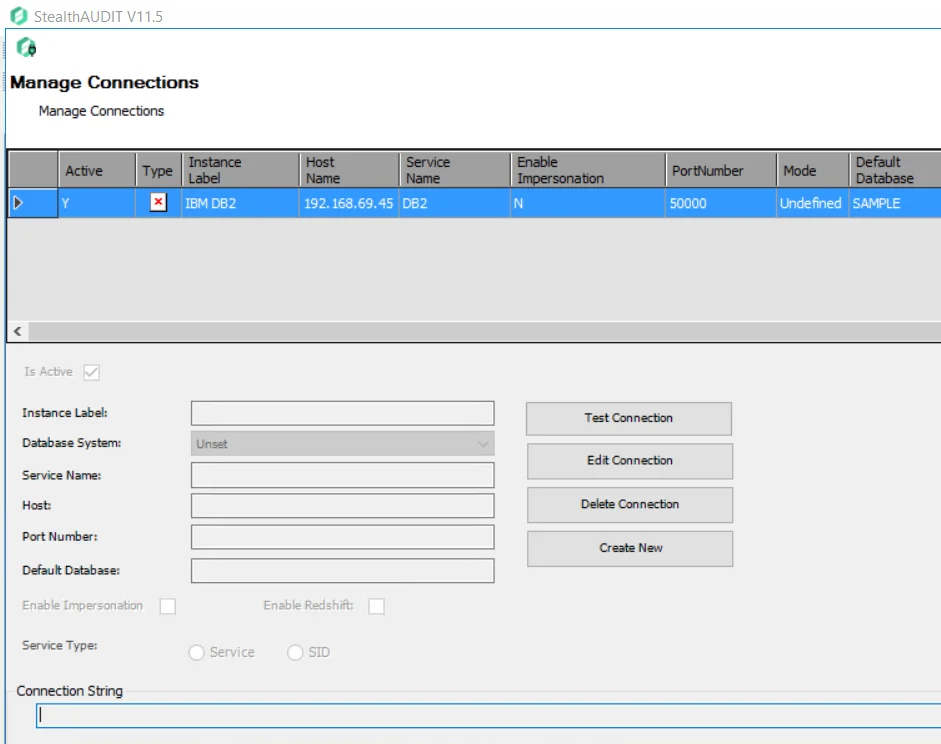 Manage Connections