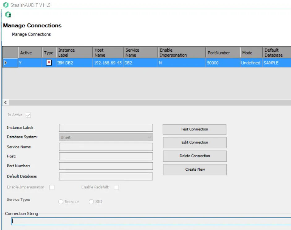 Manage Connections