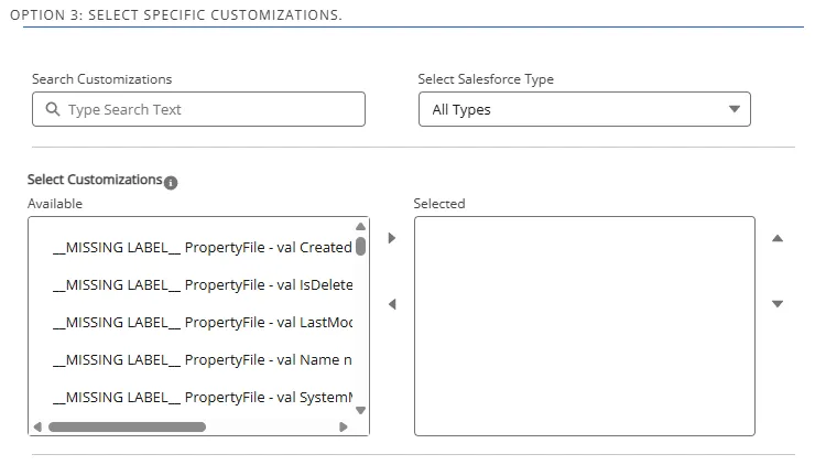Add Filters with Individual Customizations