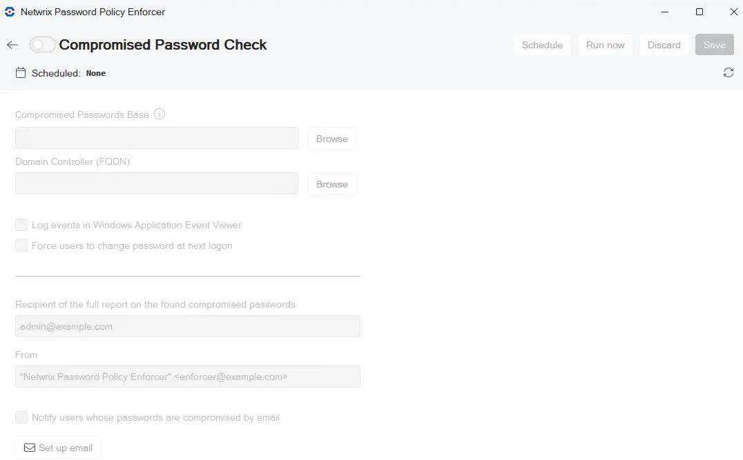 Compromised Password Check