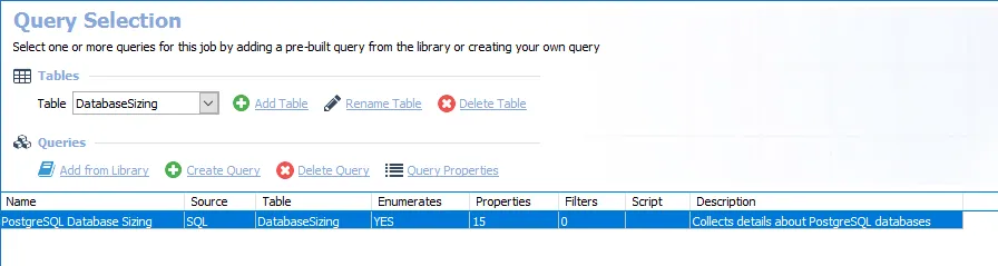 Query Selection