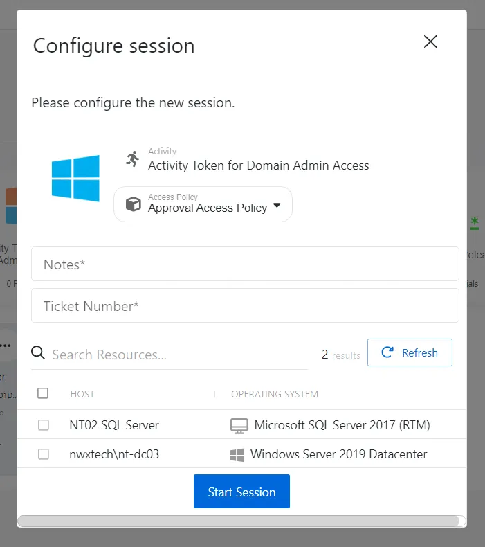 configuresessionuser