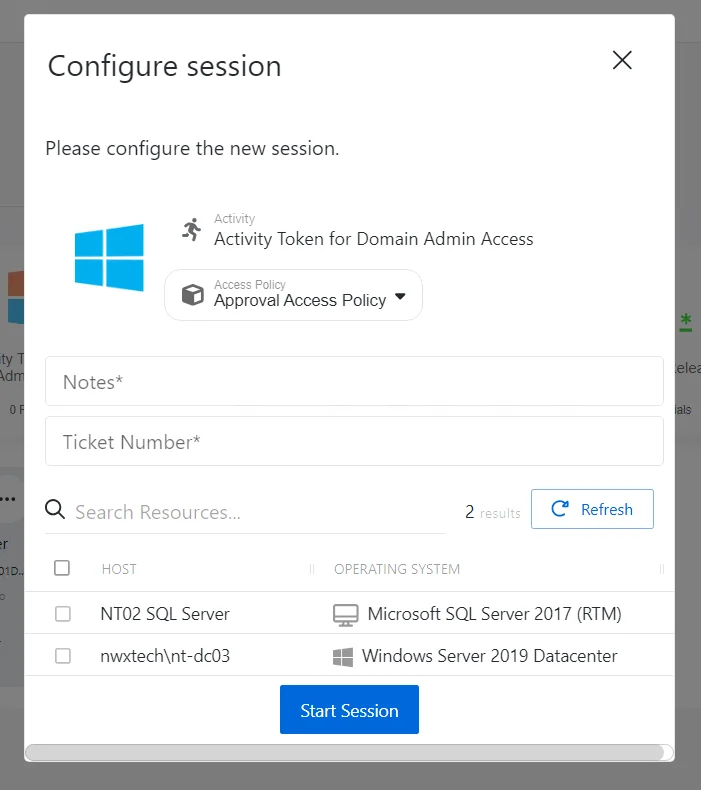 configuresessionuser