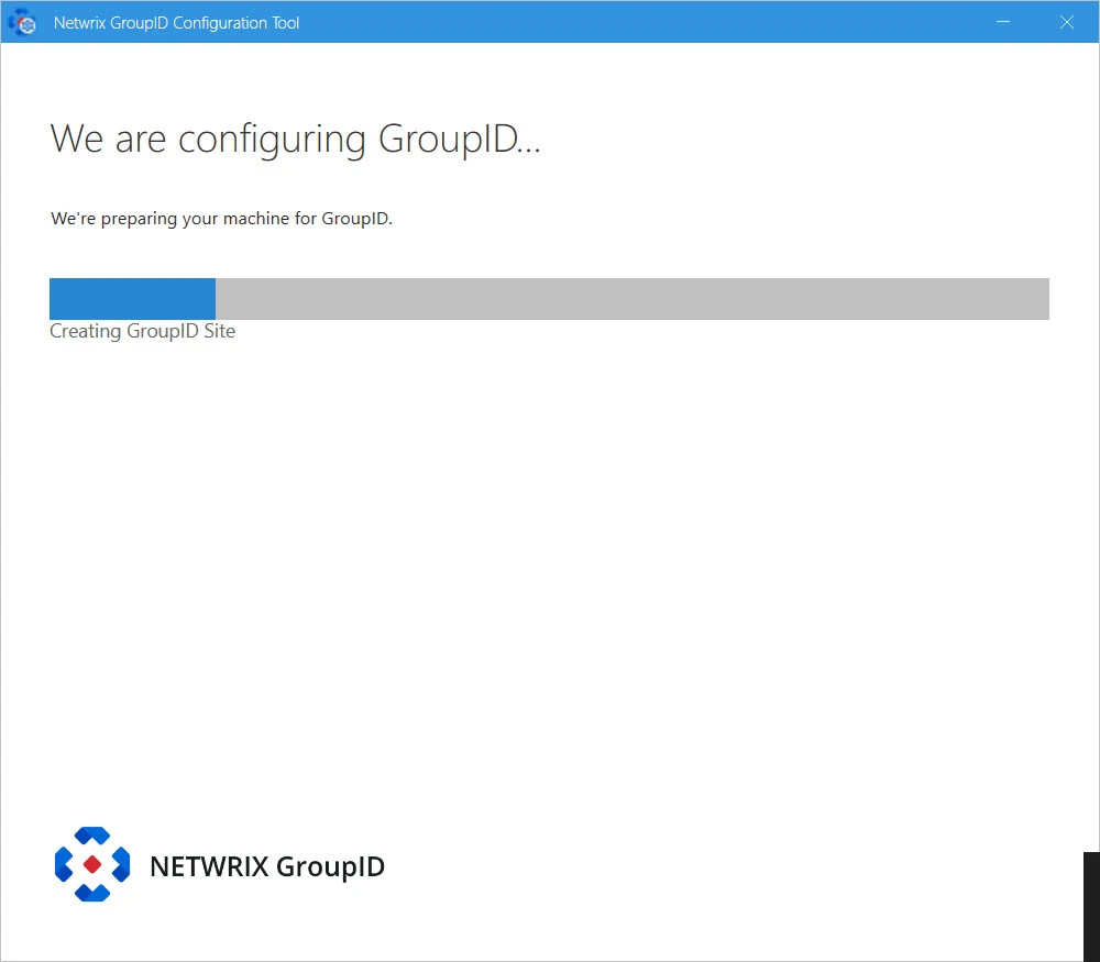 Configuring GroupID 