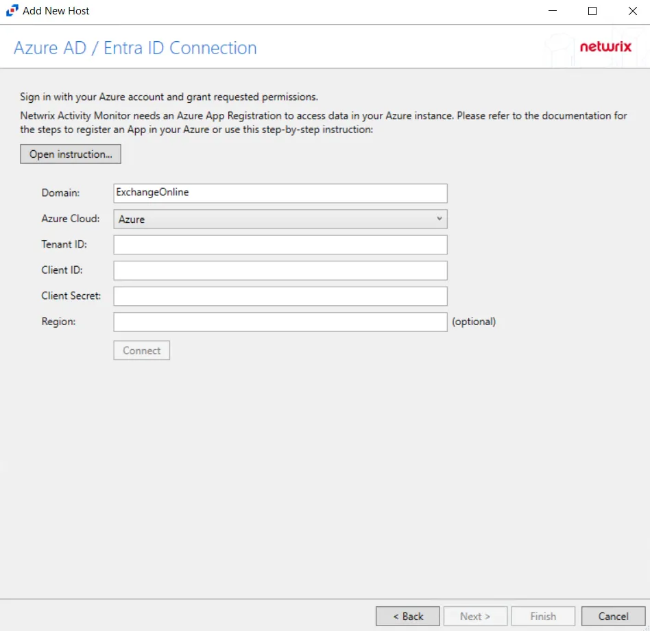 Job Group Connection Settings