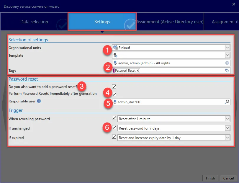 reset setting