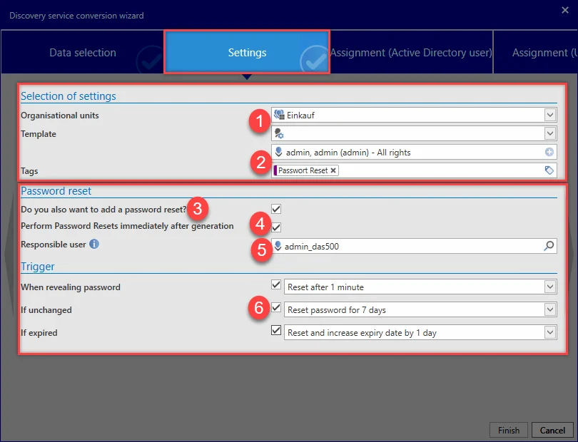reset setting