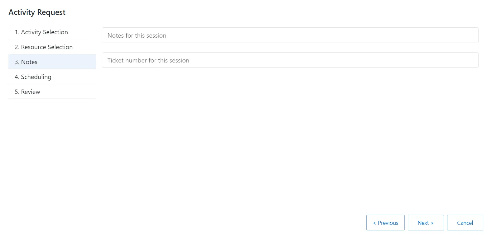Create Session Notes Page