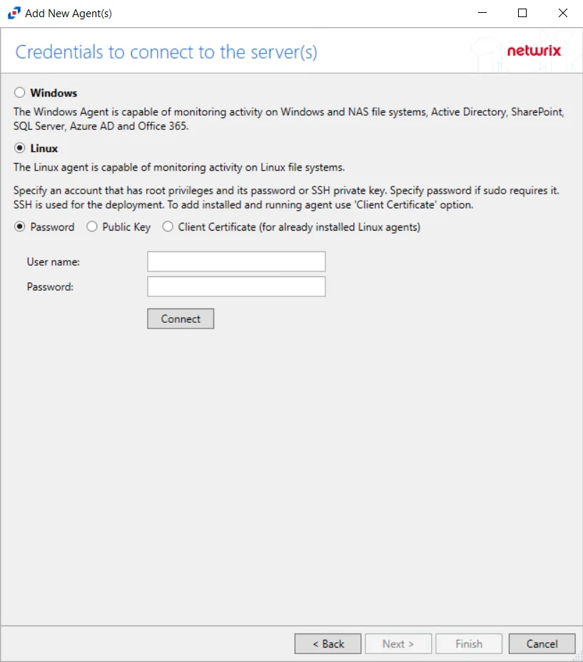 Credentials to Connect