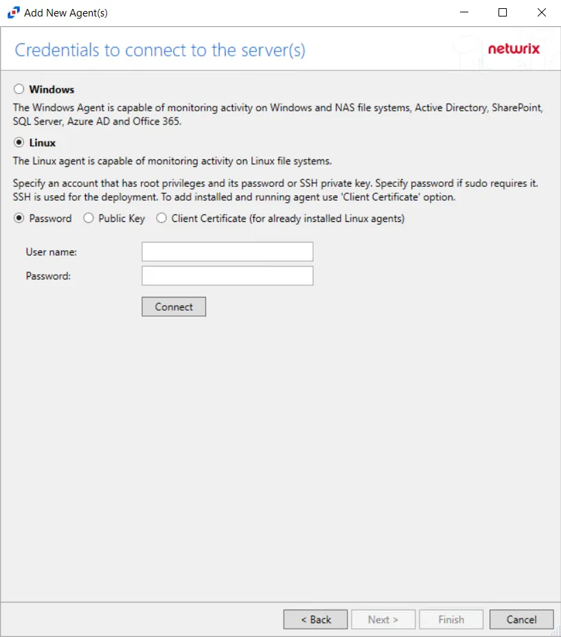 Credentials to Connect